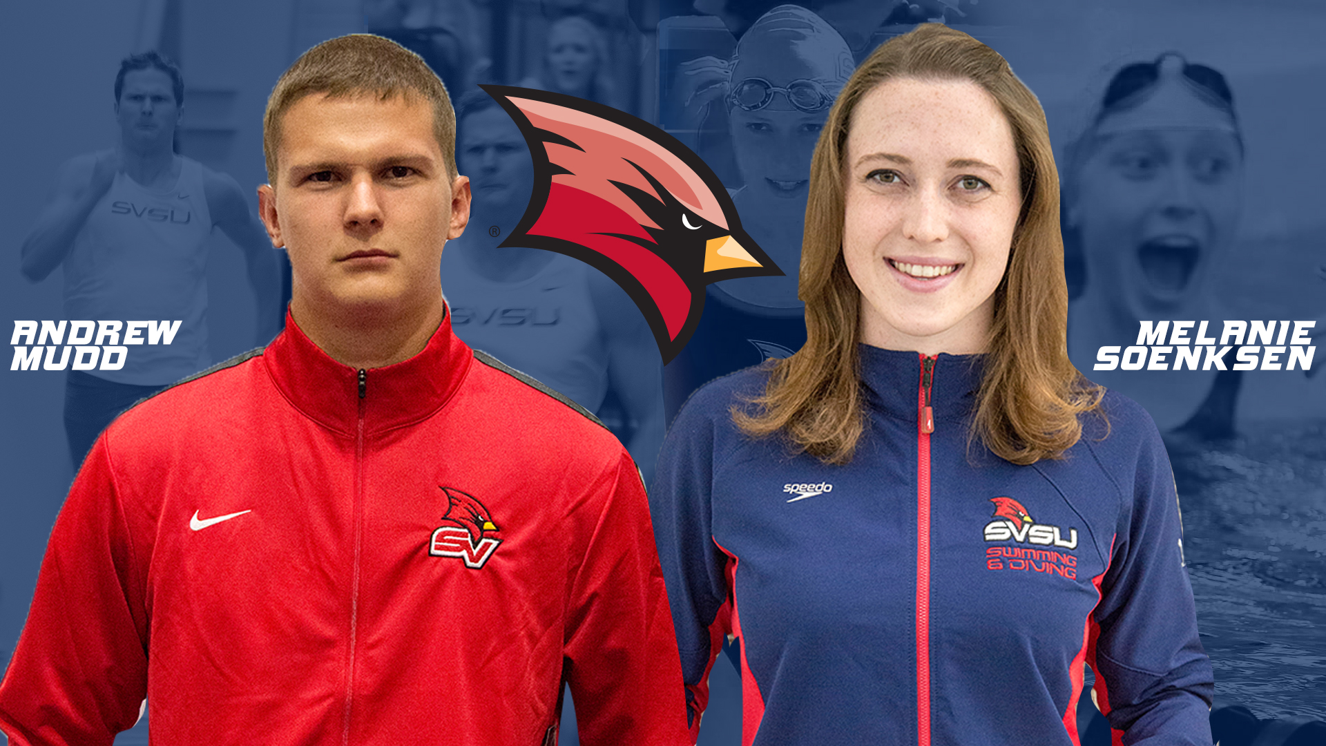 Soenksen, Mudd Named 2017-18 SVSU Ryder Athletes of the Year