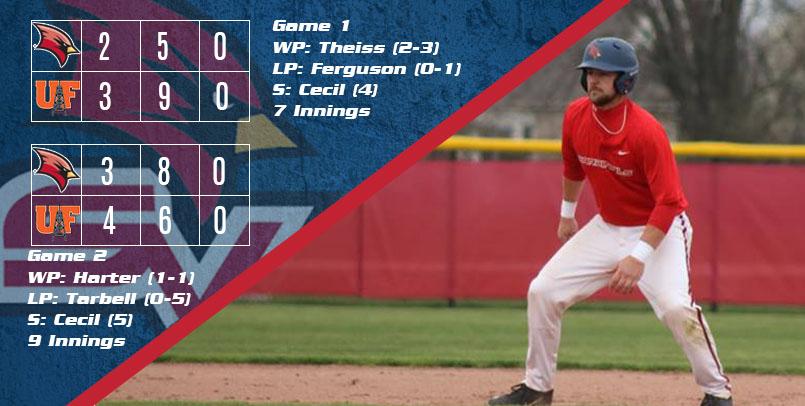 Senior Luke Valutis had three hits in Tuesday's second game at Findlay...