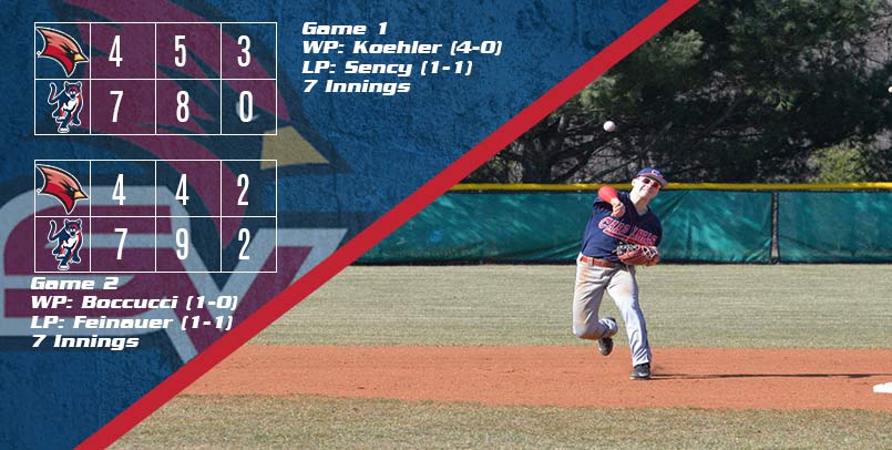 No. 13 Cougars Take Two From Cardinals in Baseball Action
