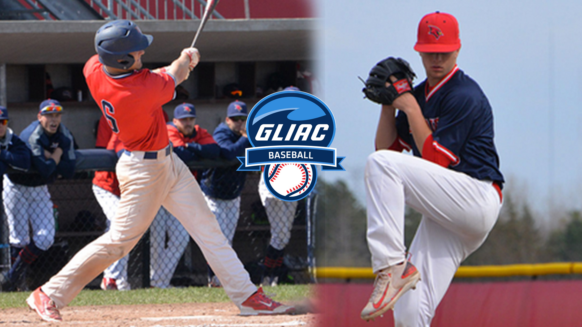 Swiss, Schwellenbach Sweep GLIAC Baseball Player of the Week Accolades
