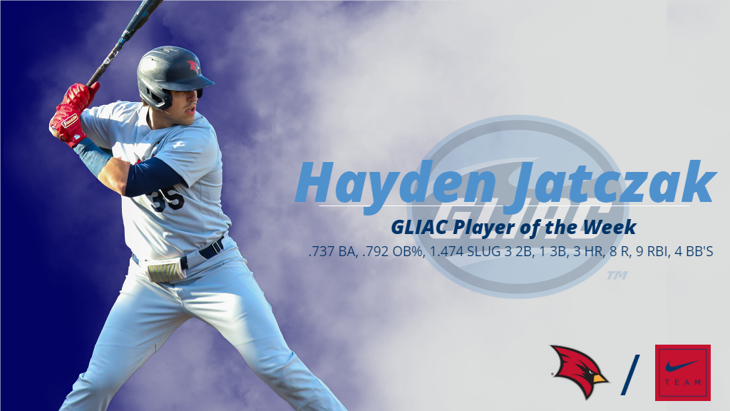 Jatczak Wins Third GLIAC Player of the Week