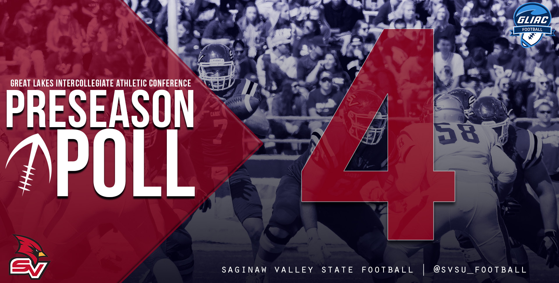 Cardinals Picked to Finish 4th in 2018 GLIAC Preseason Coaches Poll