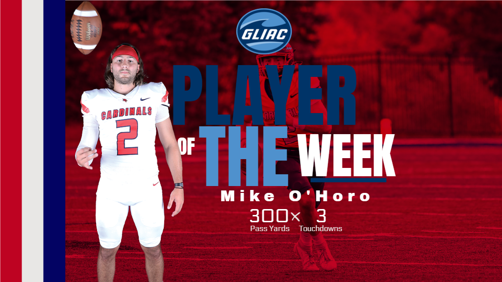 Mike O'Horo Adds GLIAC Player of the Week to 2023 Season Resume