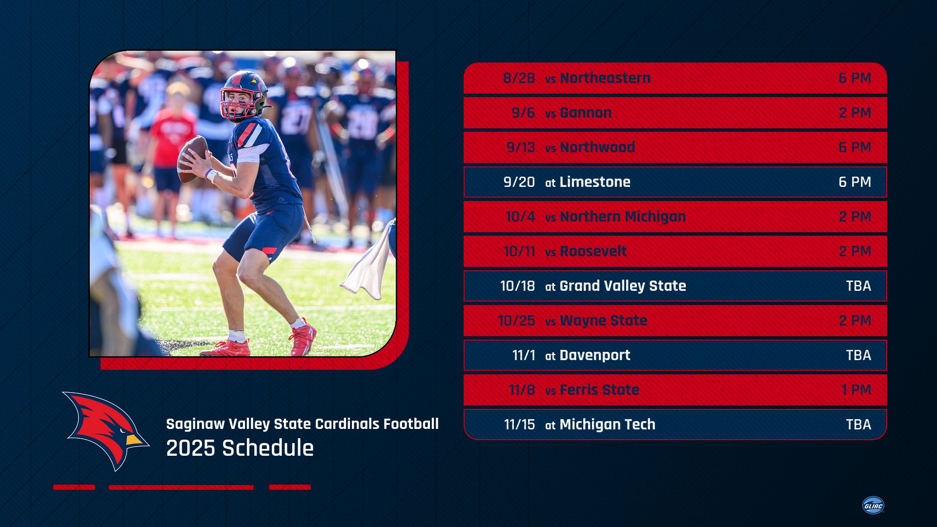 Cardinal Football Announces 2025 Schedule