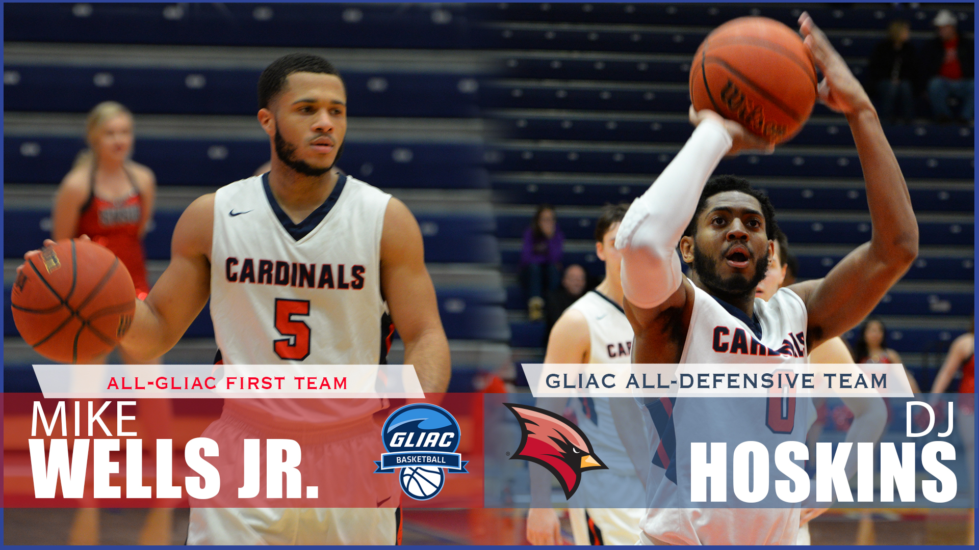 Wells, Hoskins Earn 2017-18 All-GLIAC Accolades