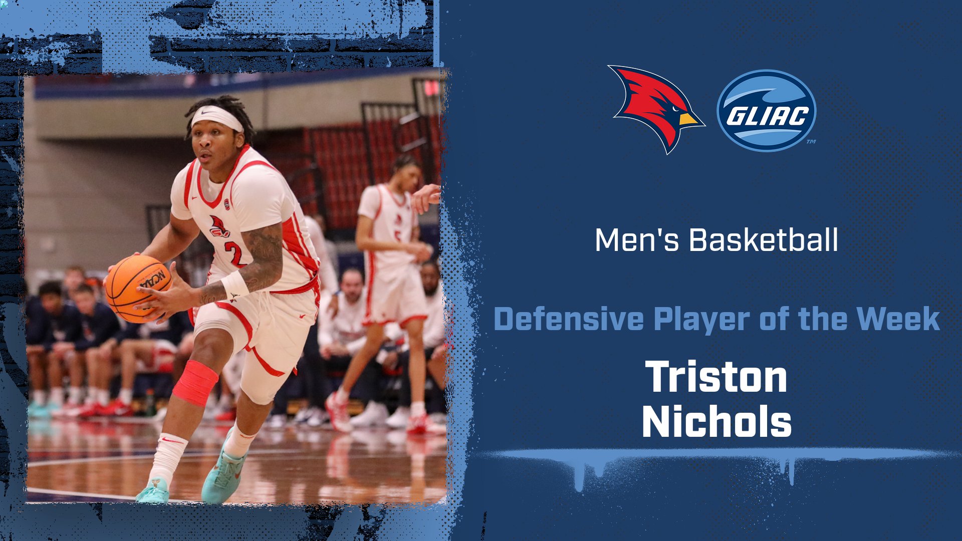 Triston Nichols Named GLIAC Defensive Player of the Week