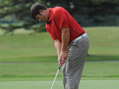 Mens Golf Third After Opening Day Of Al Watrous Memorial