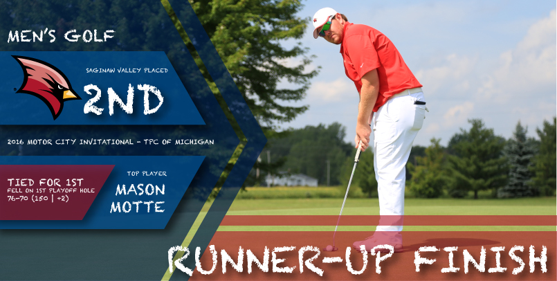 Motte's 70 paces SVSU in round two of Motor City Invitational