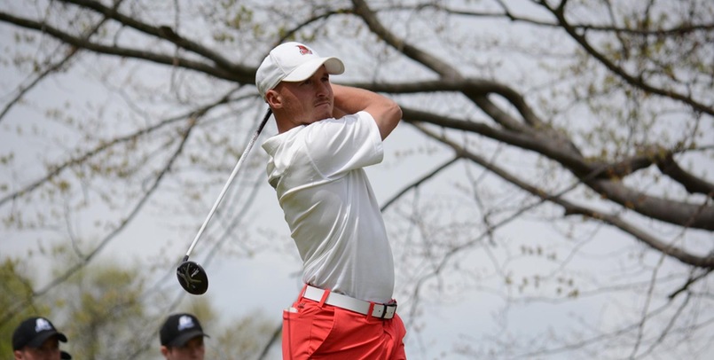 Austin Carter tied for the low individual round on Saturday with his even-par score of 72...