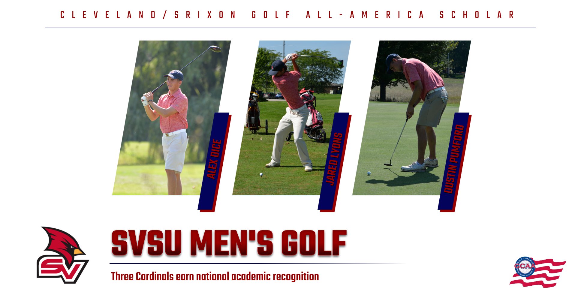 Three Cardinals earn Srixon/Cleveland Golf All-America Scholar honors