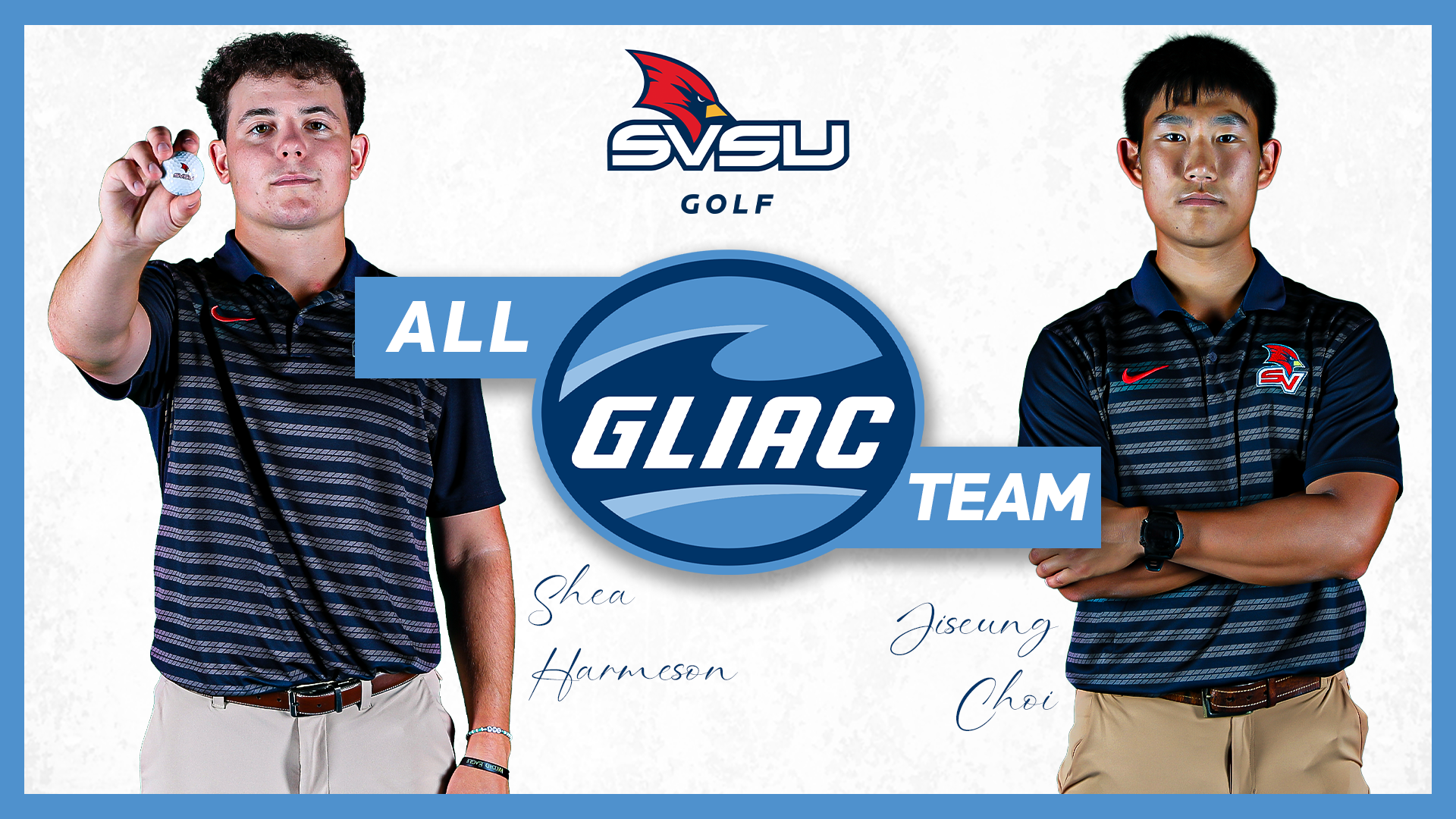 Harmeson and Choi Named to All-GLIAC Teams
