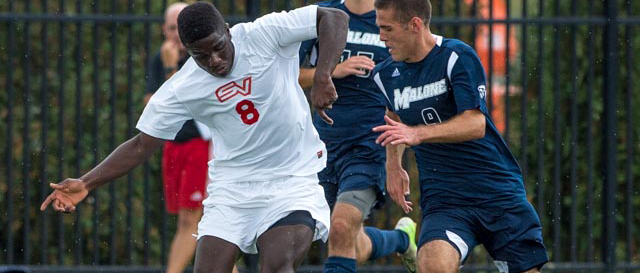 Men's Soccer Stays Unbeaten In GLIAC, Blanks Malone 6-0