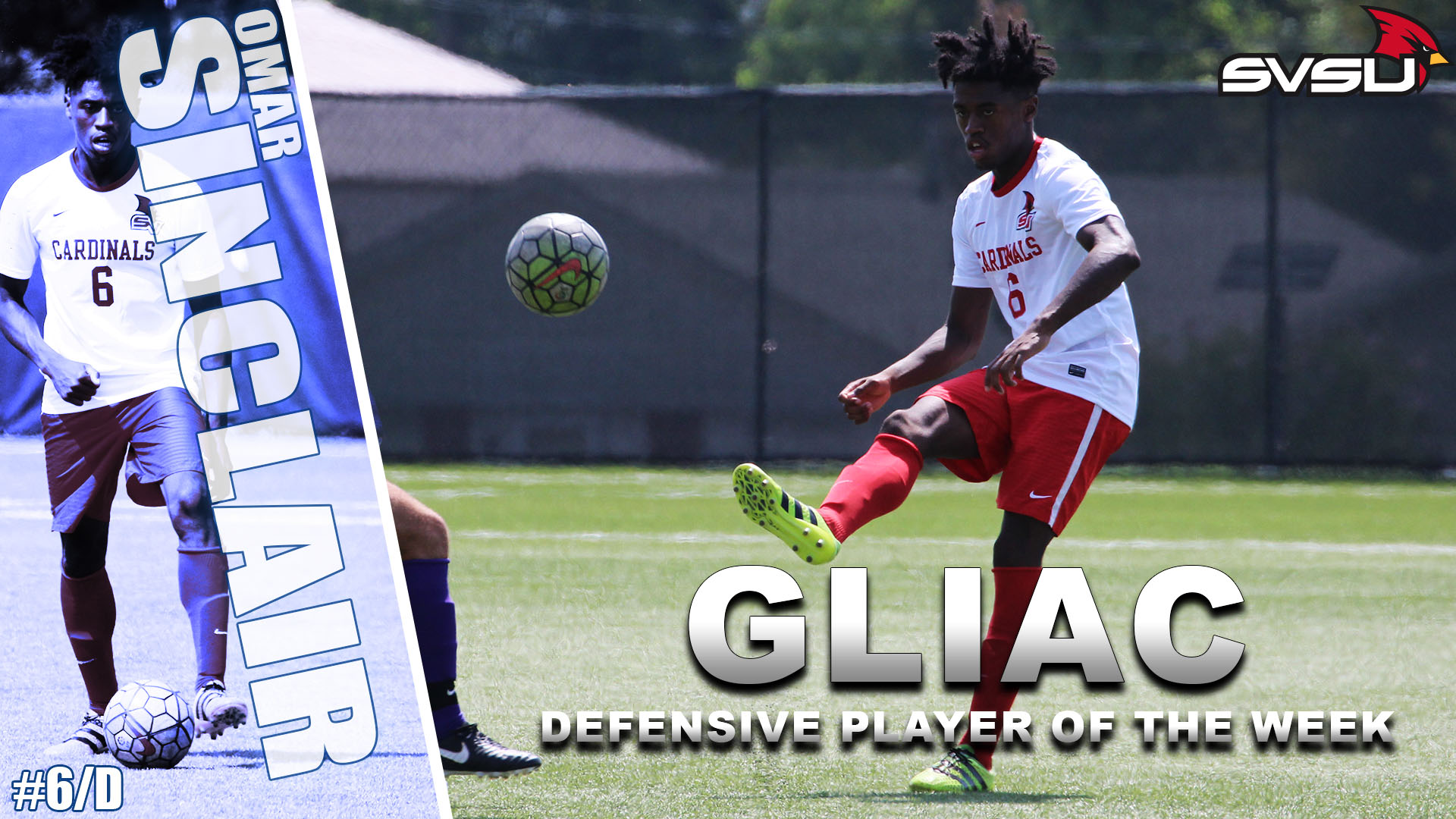 Omar Sinclair Earns GLIAC Defensive Player of the Week Honors