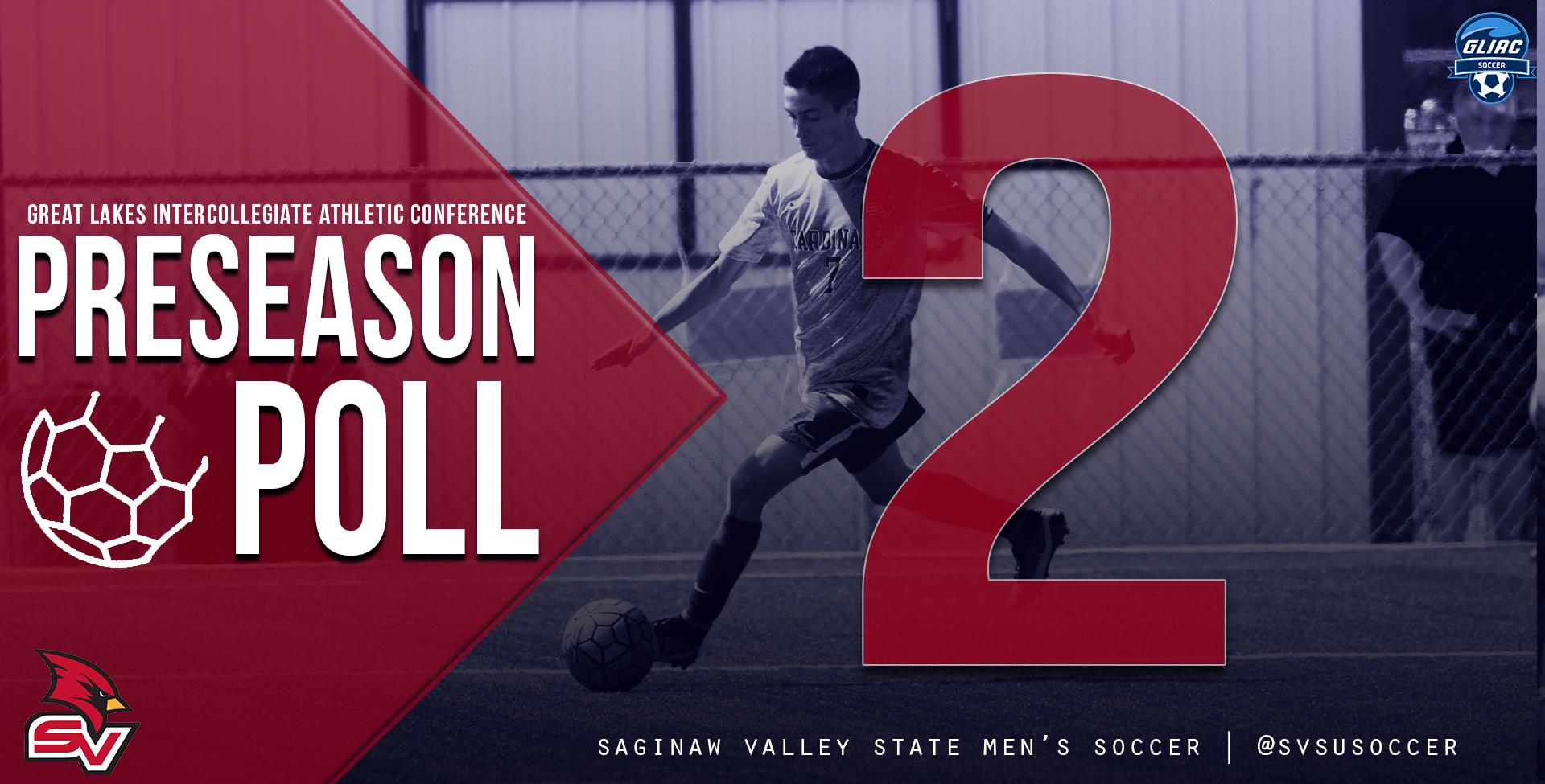 SVSU Men's Soccer Picked 2nd in 2018 GLIAC Preseason Coaches Poll