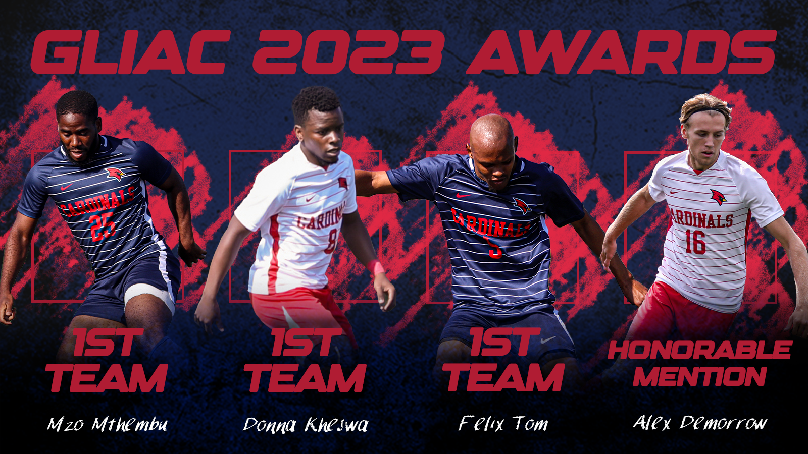 Four Men&rsquo;s Soccer Players Named All-GLIAC Honors