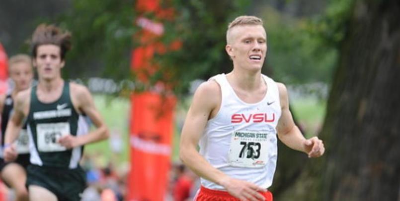 Joey Southgate was the top finisher for the cross country teams at the 2015 GLIAC Championships...