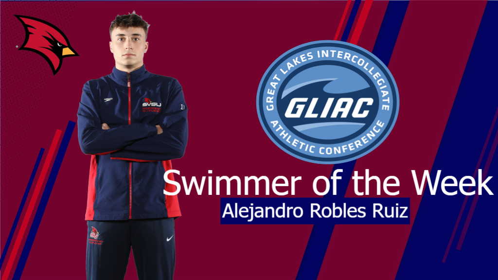 Alejandro Robles Ruiz Caps Record-Setting Week with GLIAC Men&rsquo;s Swimmer of the Week Honor