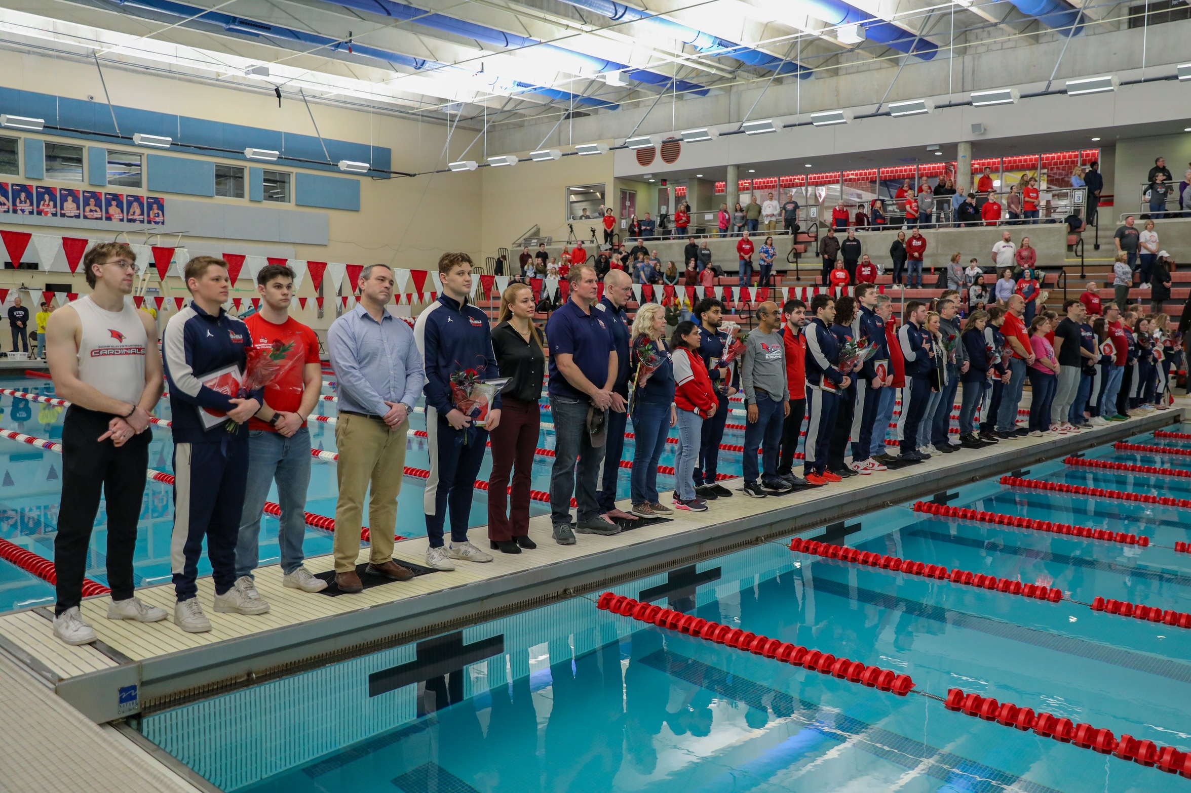 Swimming & Diving Sweeps Senior Day Against Davenport