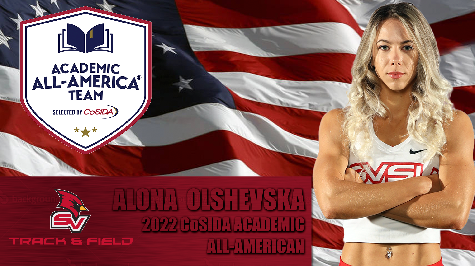 CoSIDA Honors Olshevska as Academic All-American