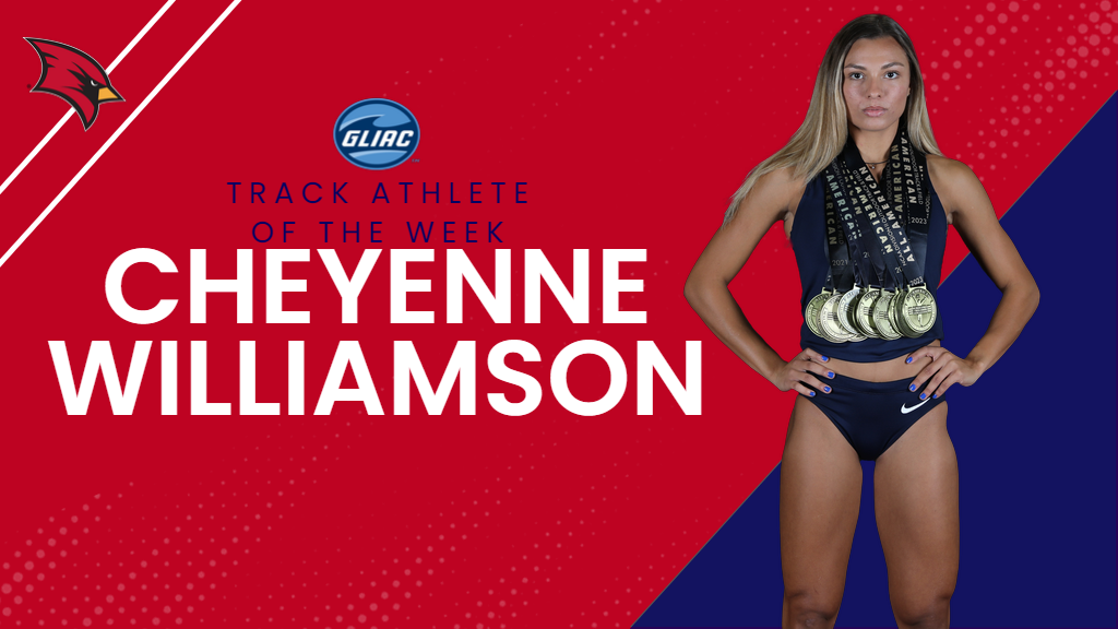 Cheyenne Williamson Claims GLIAC Women&rsquo;s Track Athlete of the Week
