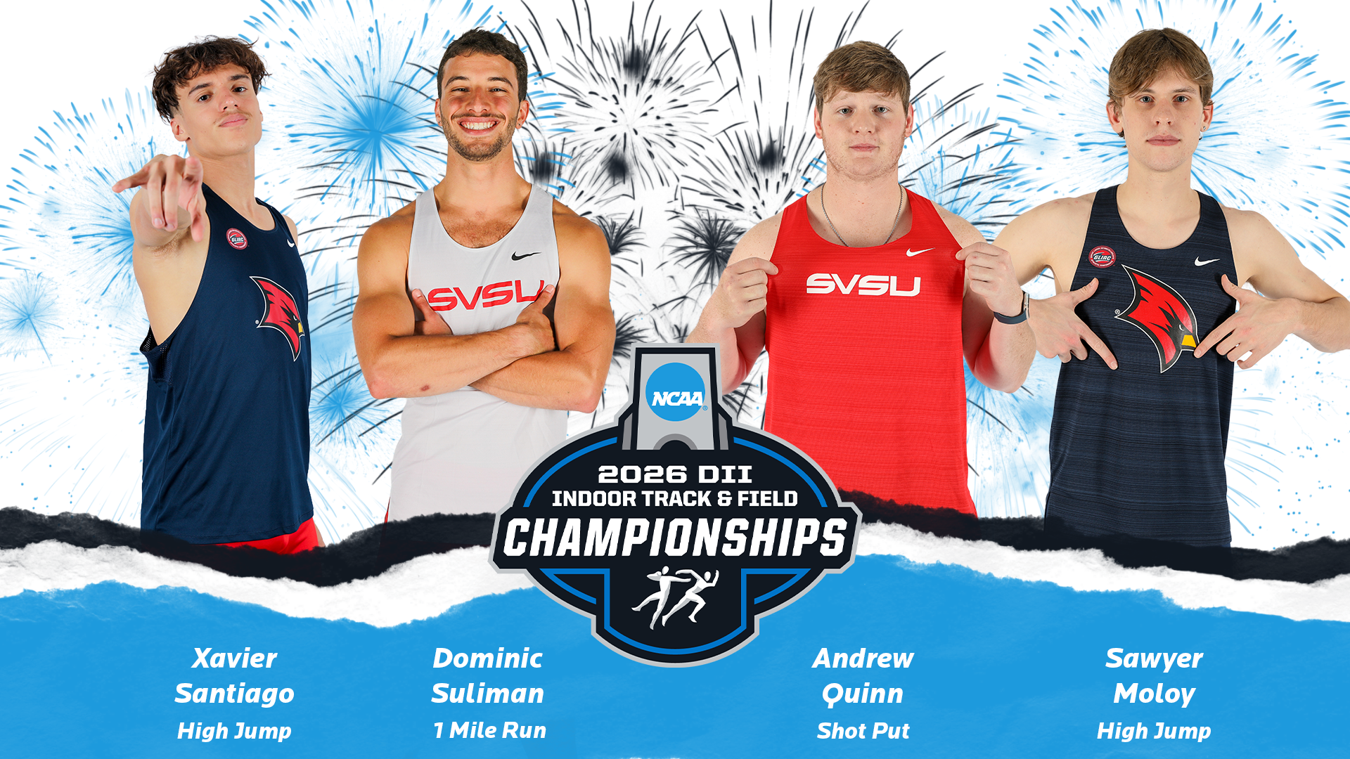 Four Cardinals Selected to NCAA Division II Indoor Track & Field Championships