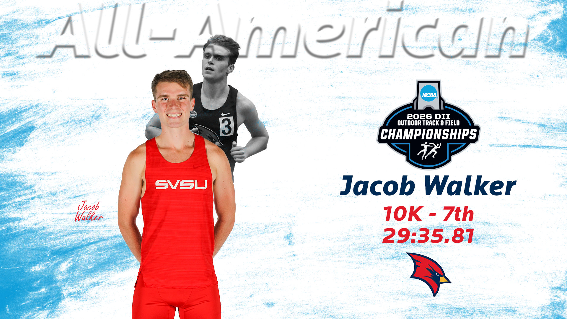 Jacob Walker Earns All-America on Day One of NCAA D2 Outdoor Championships