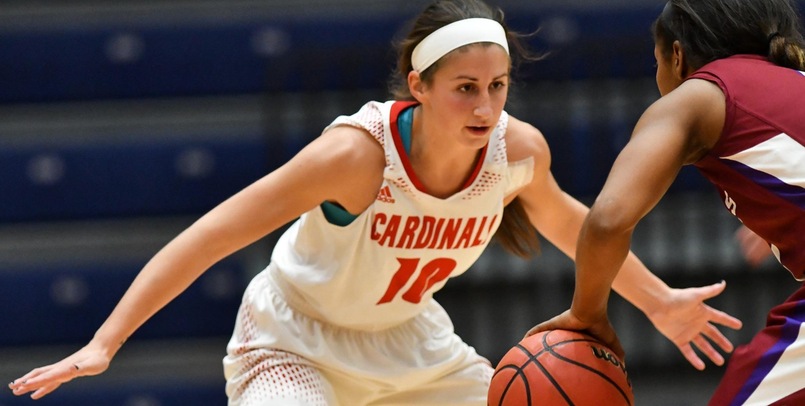 Anna Hall lead the team with nine rebounds in the season opener against Bellarmine...