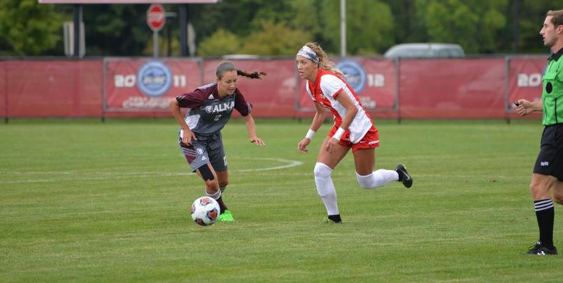 Ashley Henderson scored her sixth goal of the 2015 season for SVSU at Ashland...
