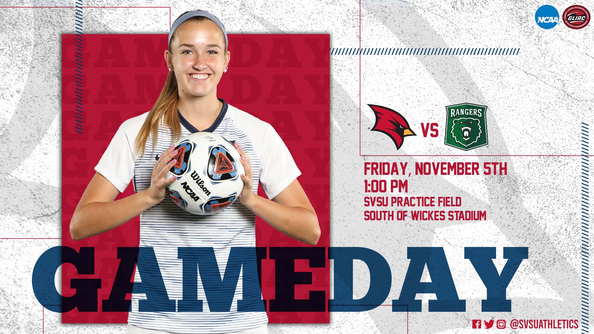 Friday's Women's Soccer game vs Parkside moved to SVSU Practice Field