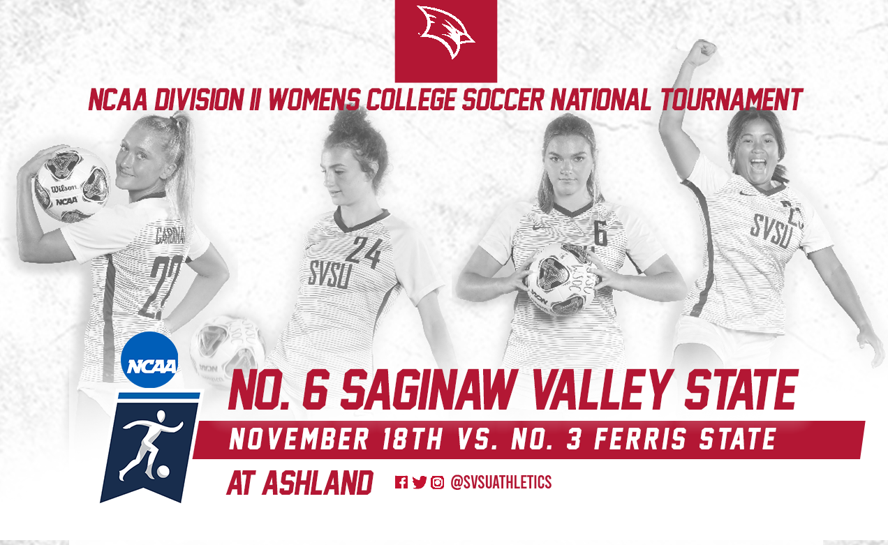 SVSU selected for NCAA DII National Tournament, will face Ferris State