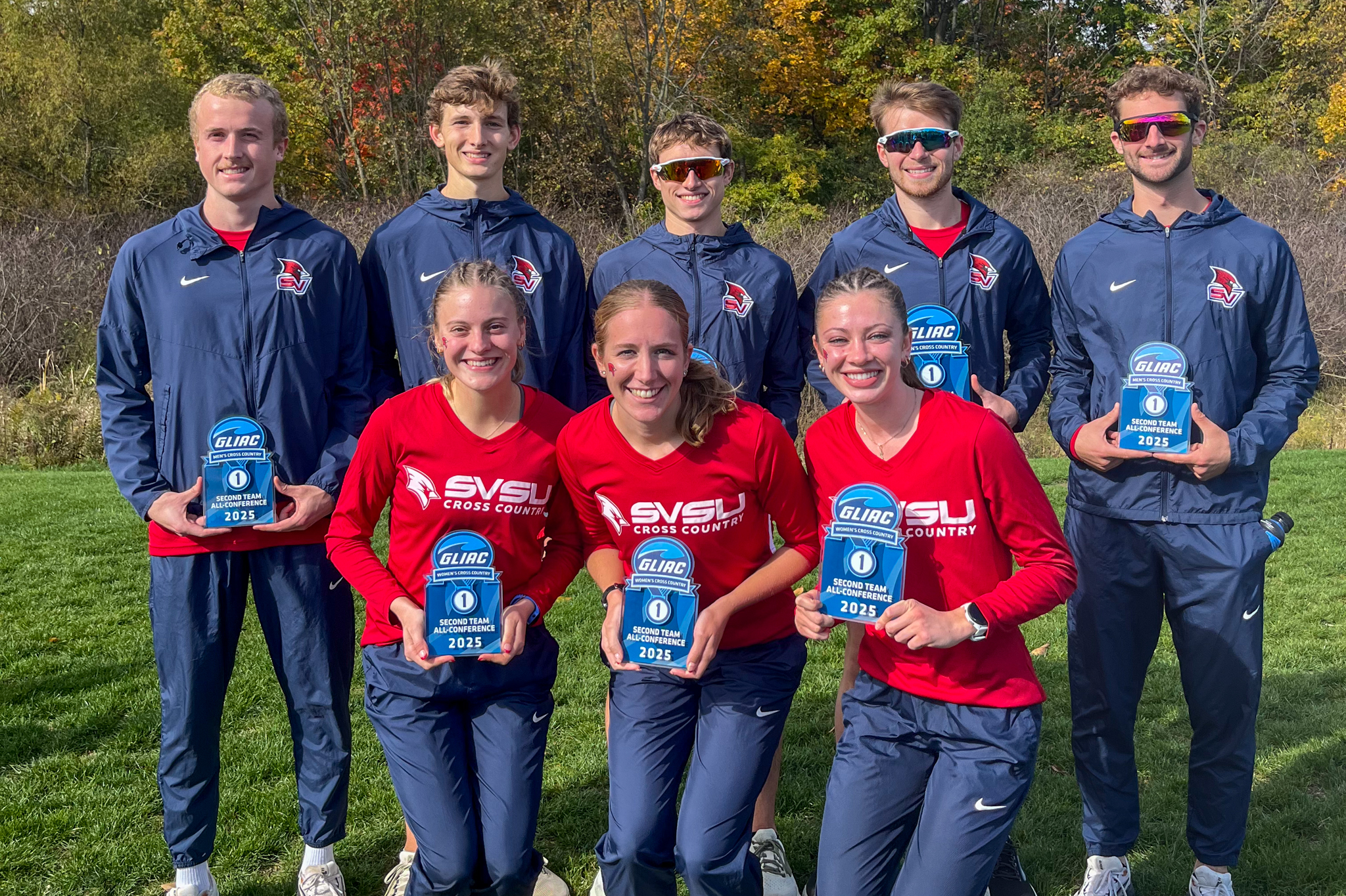 Cardinal Men Finish Second, Women Third in GLIAC Championship Races